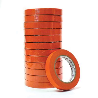 CARWORK Carworx 134.820 CW-900 Professional Masking Tape, 55 m x 18 mm, 3/4 in THK, Orange, CW-900
