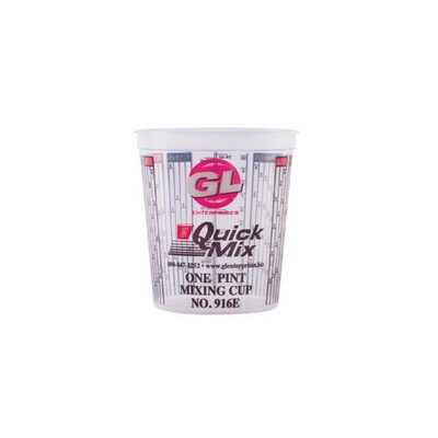 Coster G.L. Ent. Quick Mix 916 Measuring and Mixing Cup, 16 oz, Clear