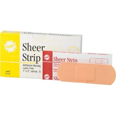 Chaos Safety Supplies ADHV BNDG,SHEER,1X3, 16/UNIT