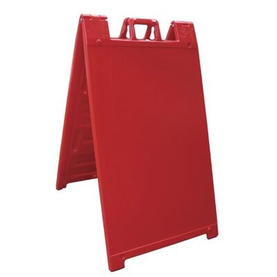 Chaos Safety Supplies A-Frame Advertisement Marketing Sign Red