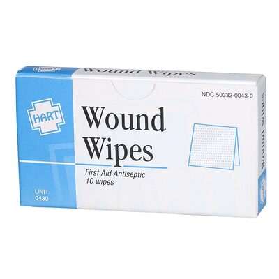 Chaos Safety Supplies WOUND WIPES, 10/UNIT