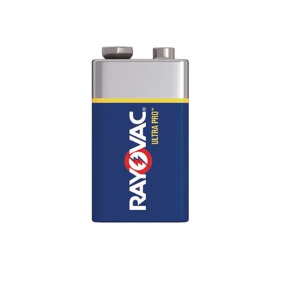 9V Alkaline Batteries 2PK