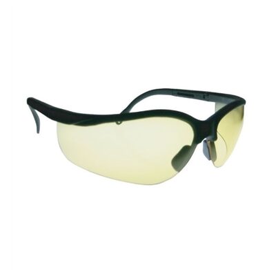 Chaos Safety Supplies Safety Glasses with Black Frame and Clear Lens