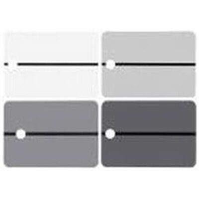 CTW International Metal Spray Samples - Black Stripe on WHITE, 25 pcs per box