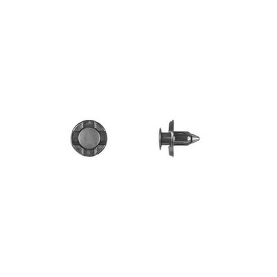 Disco Automotive Hardware 9540PK Push-Type Retainer, 13 mm L Stem x 5/16 in Hole, Nylon, Black
