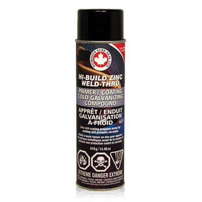 Dominion Sure Seal 24090 High Build Zinc Weld-Thru Primer, 14.46 oz Aerosol Can, 10 to 15 min Curing