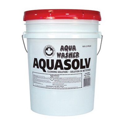 Dominion Sure Seal TB101AS Aqua Solvent Cleaning Solution, 20 L Pail, Mild Odor, Clear