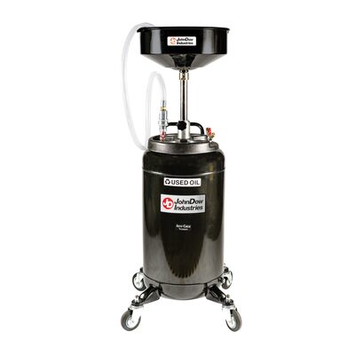John Dow Industries 25 Gallon Heavy Duty Self-Evacuating Oil Drain with Auto Check Technology