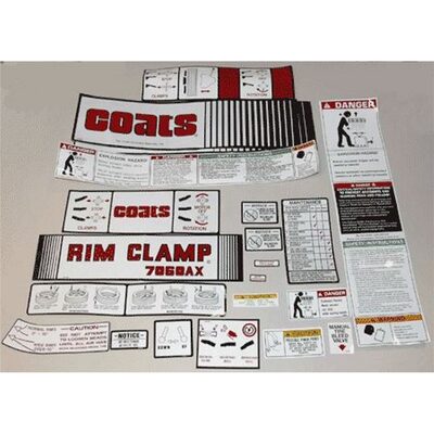 The Coats Company Llc COATS 12-Piece Decal Sticker Kit #7060