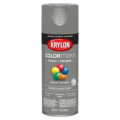 Krylon Gloss Classic Gray 12 oz.