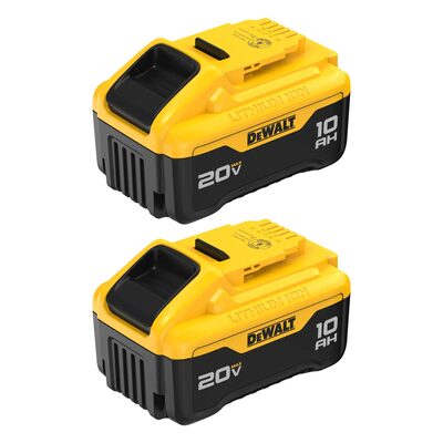 DeWalt 20V MAX* 10Ah Battery (2 pk)