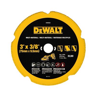 DeWalt 3-in. (76mm) Diamond Multi-Material Blade