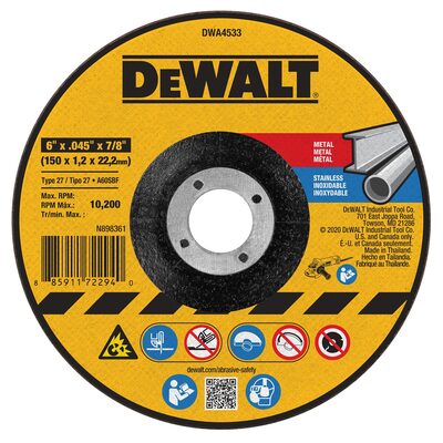 DEWALT General Purpose Cutting Wheels