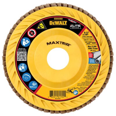 DEWALT Xp Ceramic Maxtrim Trimmable Flap Disc