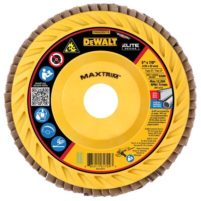 DEWALT 5 X 7/8 80G T27 Elite Ceramic Trim Flap