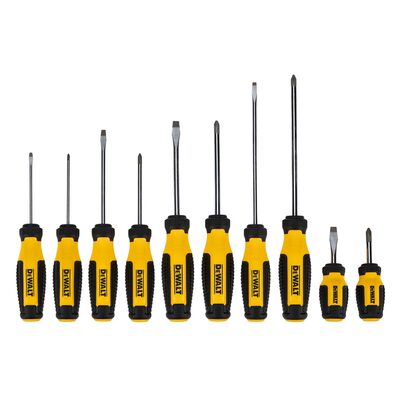 DeWalt Dewalt Fixed Bar Screwdriver Set - 10 Piece