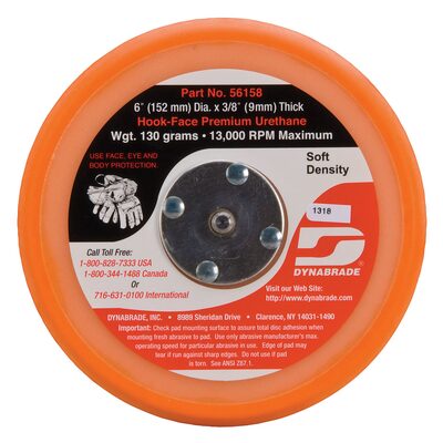 Dynabrade 6"HOOK & LOOP