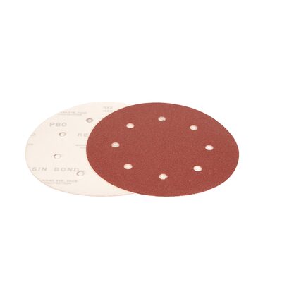 Dynabrade DynaCut Aluminum Oxide Coated 8 Inch 80 Grit Hook-Face Vacuum Random Orbital Sander Disc