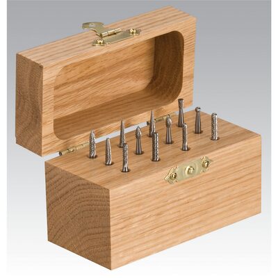 Dynabrade 12 Pc. Dynaburr Carbide Burr Kit 1/8"