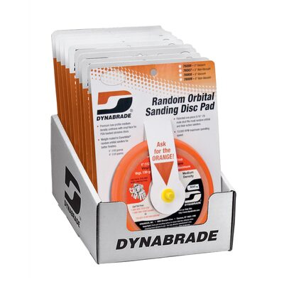 Dynabrade 10PC 5" Vacuum Sanding Disc Display