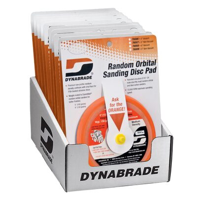 Dynabrade 10PC 6" Vacuum Sanding Disc Display