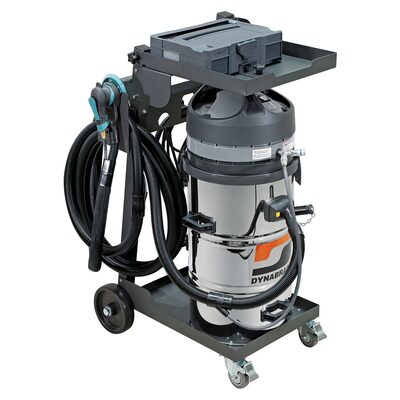 Dynabrade Automotive Mega-Raptor Vac&reg;Pro Pack Vacuum System: Vacuum Kit w/6" Extreme ROS & Cart, M-Class, 120v/60Hz, 15 Amp, 20 gal.