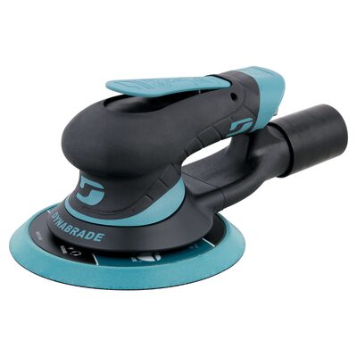 Dynabrade 6" (152mm) Dia. Vacuum-Ready Dynorbital Extreme Random Orbital Sander.3 hp, 12,000 RPM, 3/32" (2.5 mm) Dia. Orbit, Rear Exhaust, Hook-Face