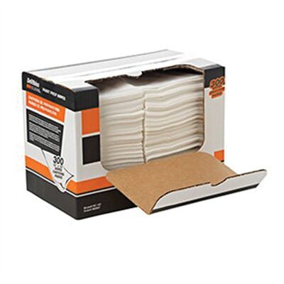 Devilbiss CLEAN 803657 Paint Prep Wipes, 12 in x 13 in, 300 Capacity Case, White