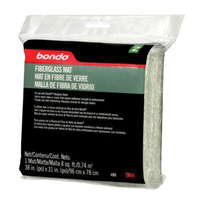 Dynatron Bondo 488 Fiberglass Mat, 8 sq-ft, White
