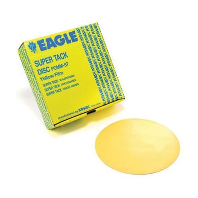 Eagle Abrasives, Inc. KOVAX 778-1500 Sanding Disc, 6 in Dia, 1500 Grit, Aluminum Oxide Abrasive, Yellow, Dry, Super-Tack Attachment