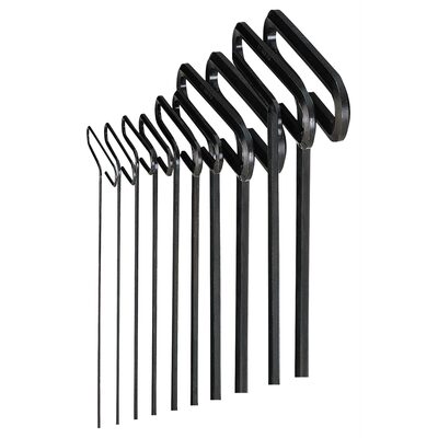 Eklind Tool Company HEX KEY SET 10 PC T-HANDLE 9IN. SAE 3/32-3/8IN.