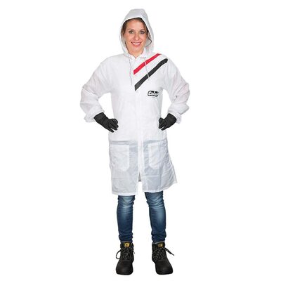 EMM Specilaties Colad 510152 5101 Series Blank Plain Spray Coat, Small, White, Nylon
