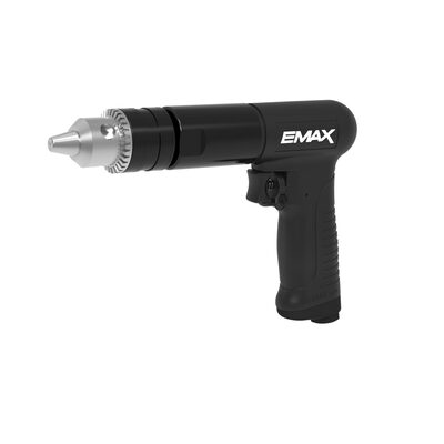 Emax Compressor Ind 1/2" Reversible Air Drill, 6 CFM, 1/4" Inlet