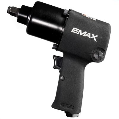 Emax Compressor Twin Hammer Impact Wrench, 1/2" Drive, 500 ft. lbs