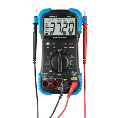 Equus Products 3340 Professional Automotive Digital Multimeter, Black