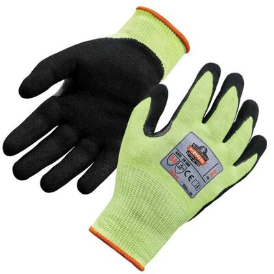 Ergodyne 7041 L Lime Nitrile-Coated Level 4 Cut Gloves