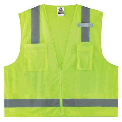 Ergodyne 8249Z S/M Lime Type R Class 2 Surveyors Vest