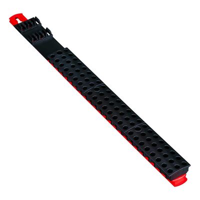 Ernst Mfg. 18" 78 Tool Magnetic Bit Bar - Black/Red