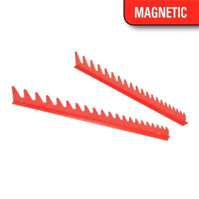 Ernst Mfg. 20 Tool Wrench Rail Set  w/ Magnetic Backing - Red