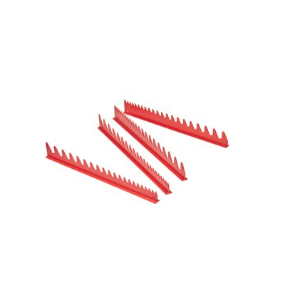 Ernst Mfg. 40 Tool Space Saver Wrench Rails, Red