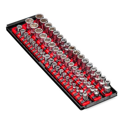 Ernst Mfg. 3 Rail Twist Lock Socket Boss 18", Red - 1/4", 3/8" & 1/2"