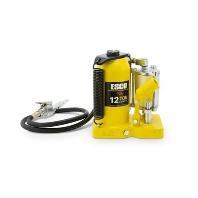 ESCO Pro Series 12 Ton Air Hydraulic Bottle Jack