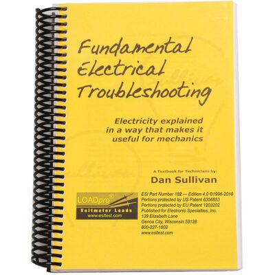 Electronic Specialties Fundamental Electrical Troubleshtg Book- 200 pages