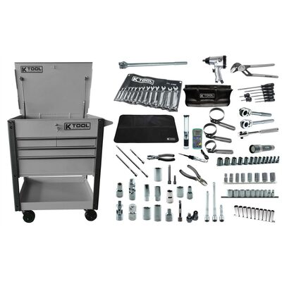 EZ GARAGE Automotive Bundle Kit GREY CART