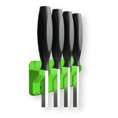 E-Z Red 4 SLOT PRY BAR HOLDER