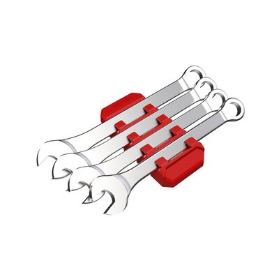 E-Z Red EZ Red Magnetic Flexible Wrench Holder-Red