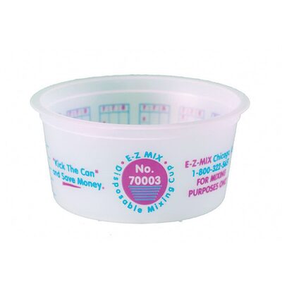 E-Z Mix 1/4 PLASTIC MIXING CUP W/GRAPHS 200CT