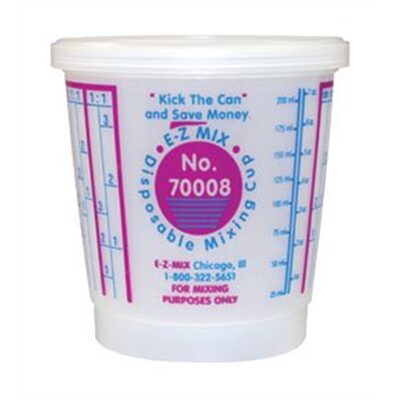 E-Z Mix 1/2 PINT DISPOSABLE MIXING CUPS 100/BOX