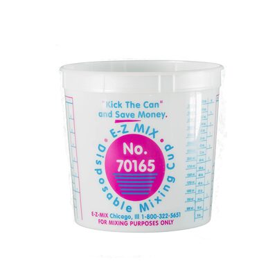 E-Z Mix 5 QUART DISPOSABLE MIXING CUPS 25 BOX