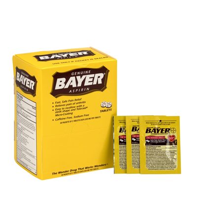 First Aid Only Bayer Aspirin 50x2/box